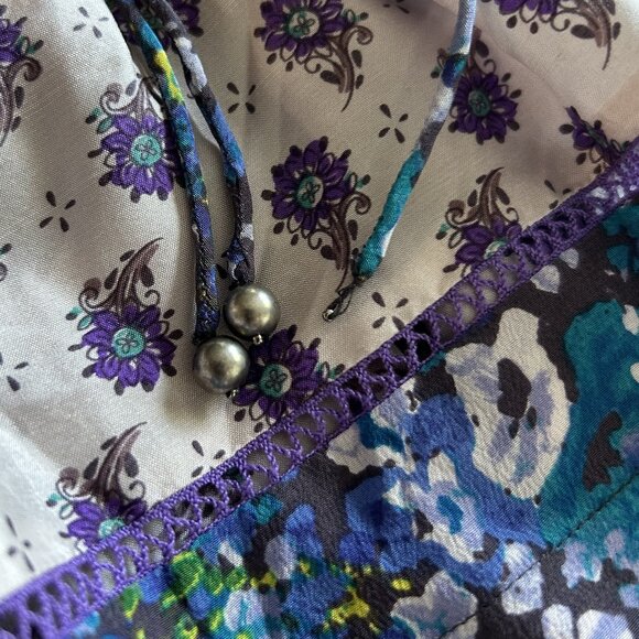 RARE Rebecca Taylor Floral SS 2009 Silk Dress ASO Mitchie Torres (Demi Lovato) - Picture 10 of 12